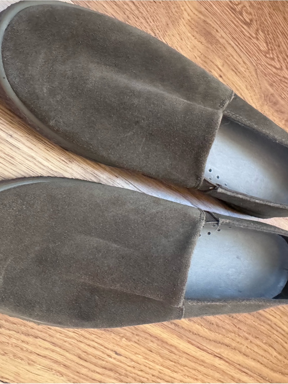 SeaVees Men's Olive Suede Slip-On Loafers